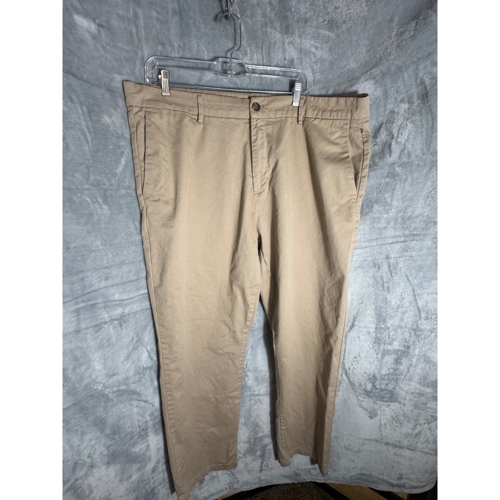 Banana Republic Mens Khaki Chino Pants 40x30 Tan Cotton Twill Casual Trousers